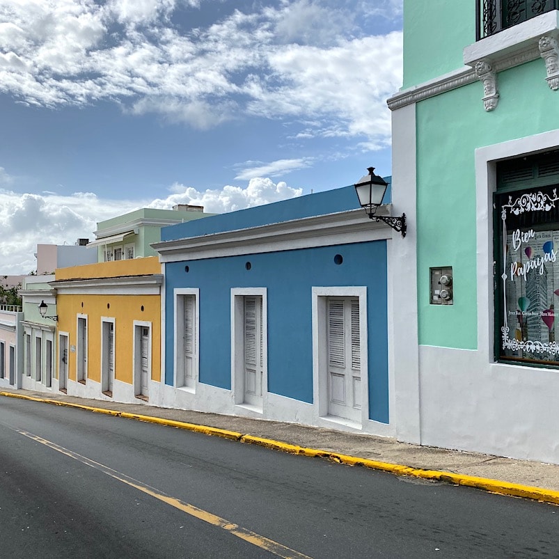 San Juan colors Lovely old town