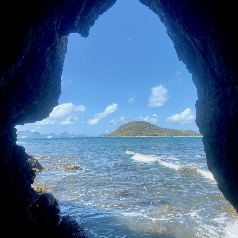 Cave view View from a cave