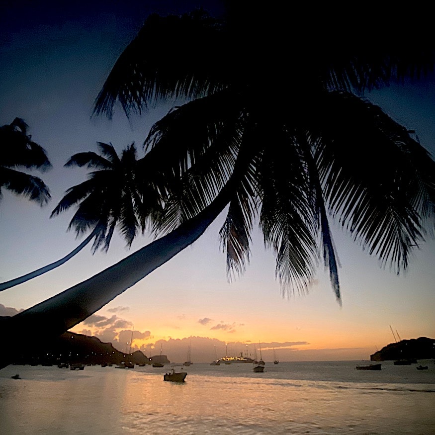 Bequia sunset Sunset in the Grenadines