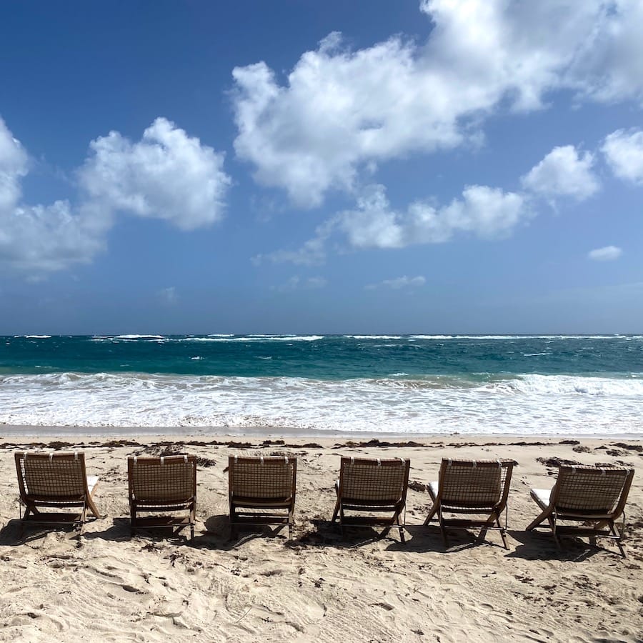 Macaroni beach Mustique beach