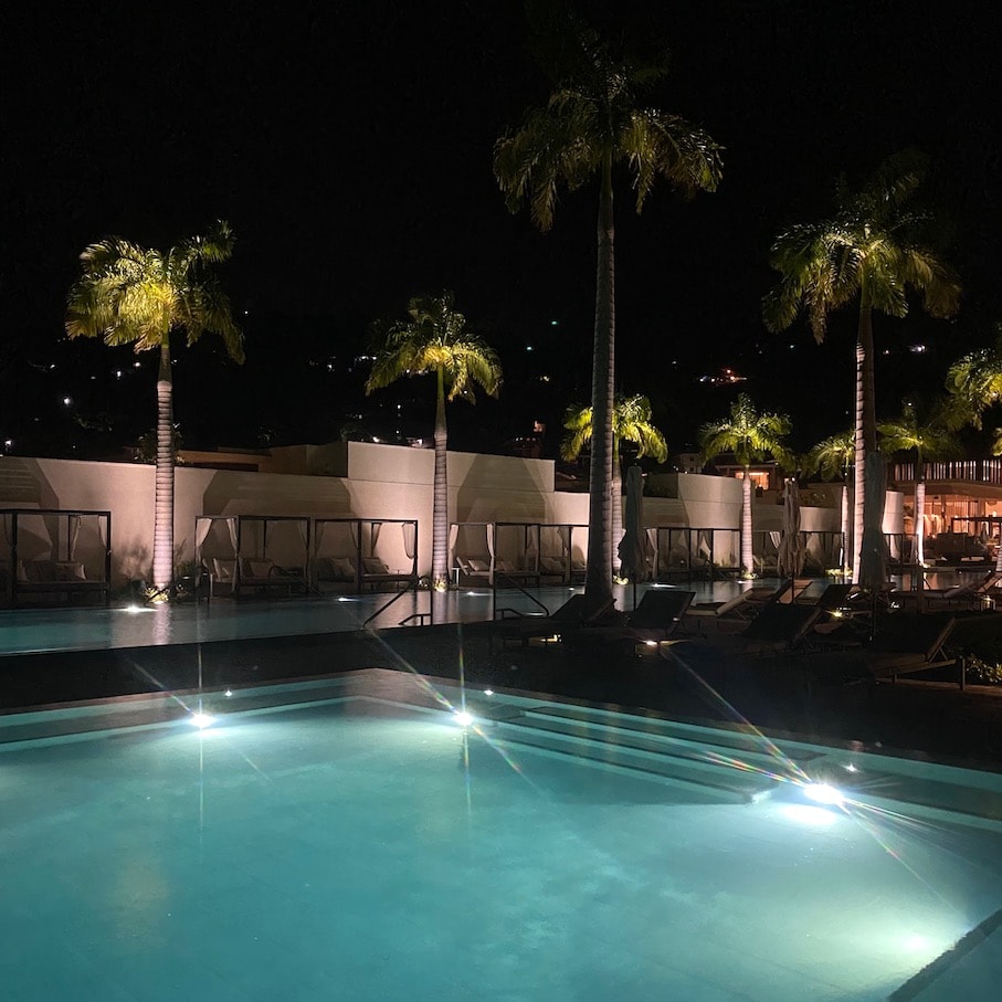 Silversands pools Two outdoor pools at Silversands