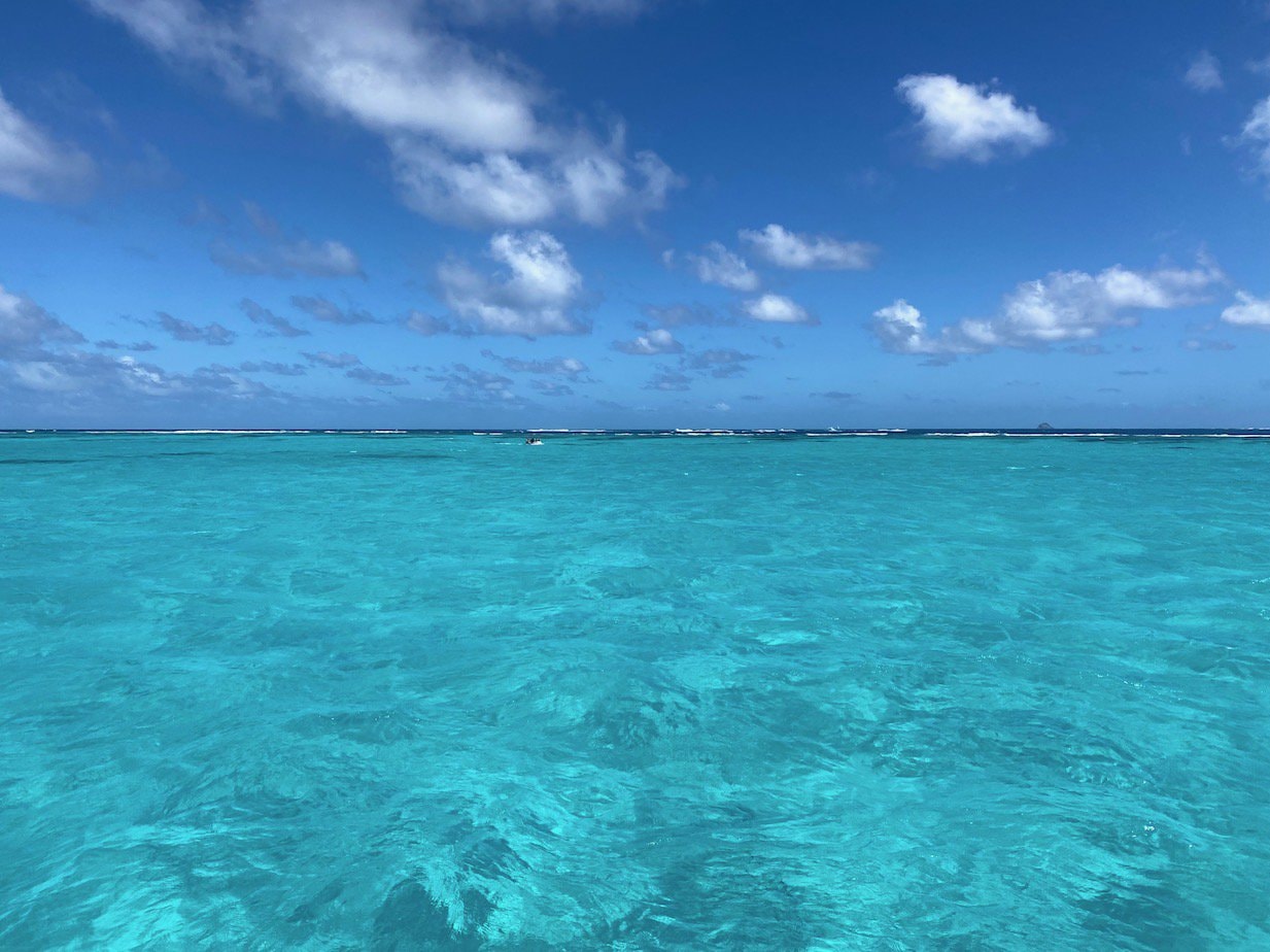 Tobago Cays Amazing turquoise in Tobago Cays