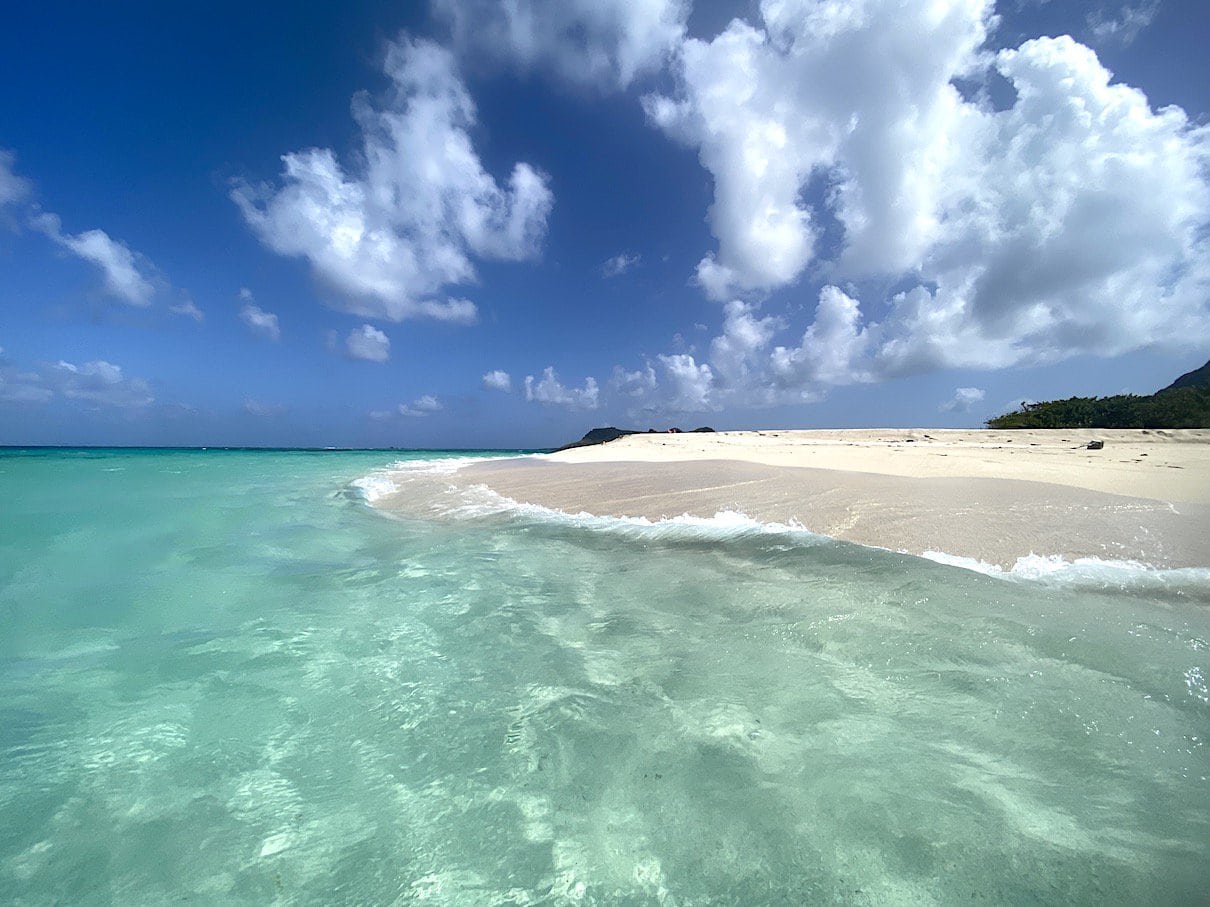 Tropical paradise Beach on White Island