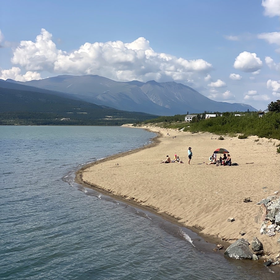 Bennet Beach Beach life in Yukon