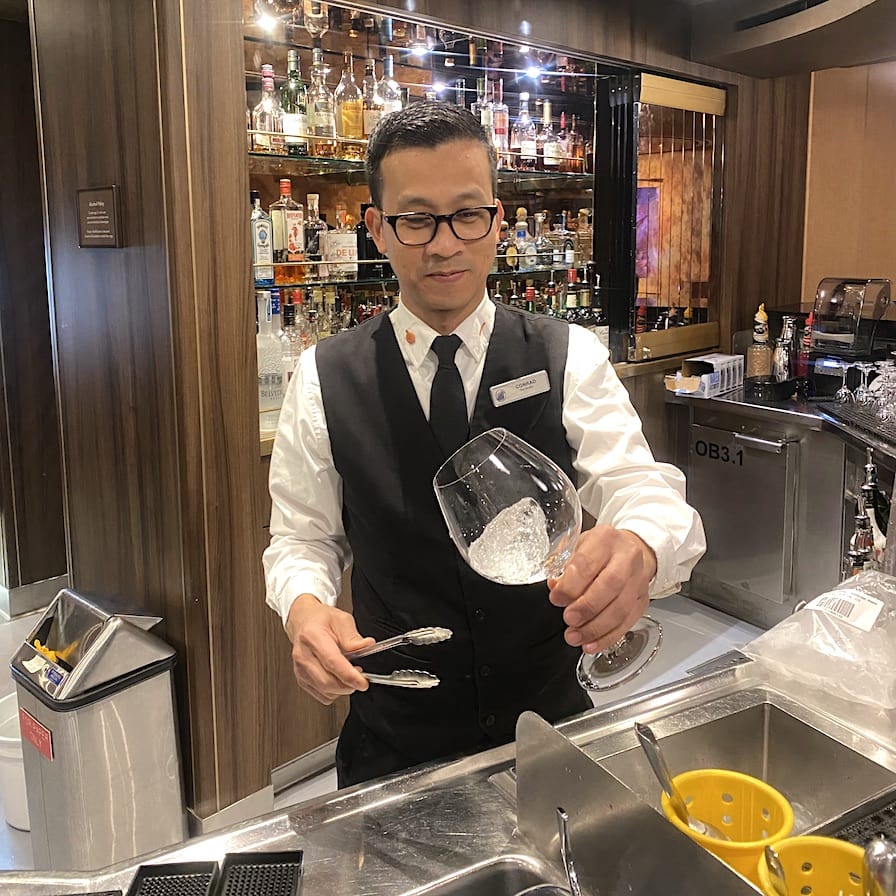 Glacial ice cocktail Special cocktail