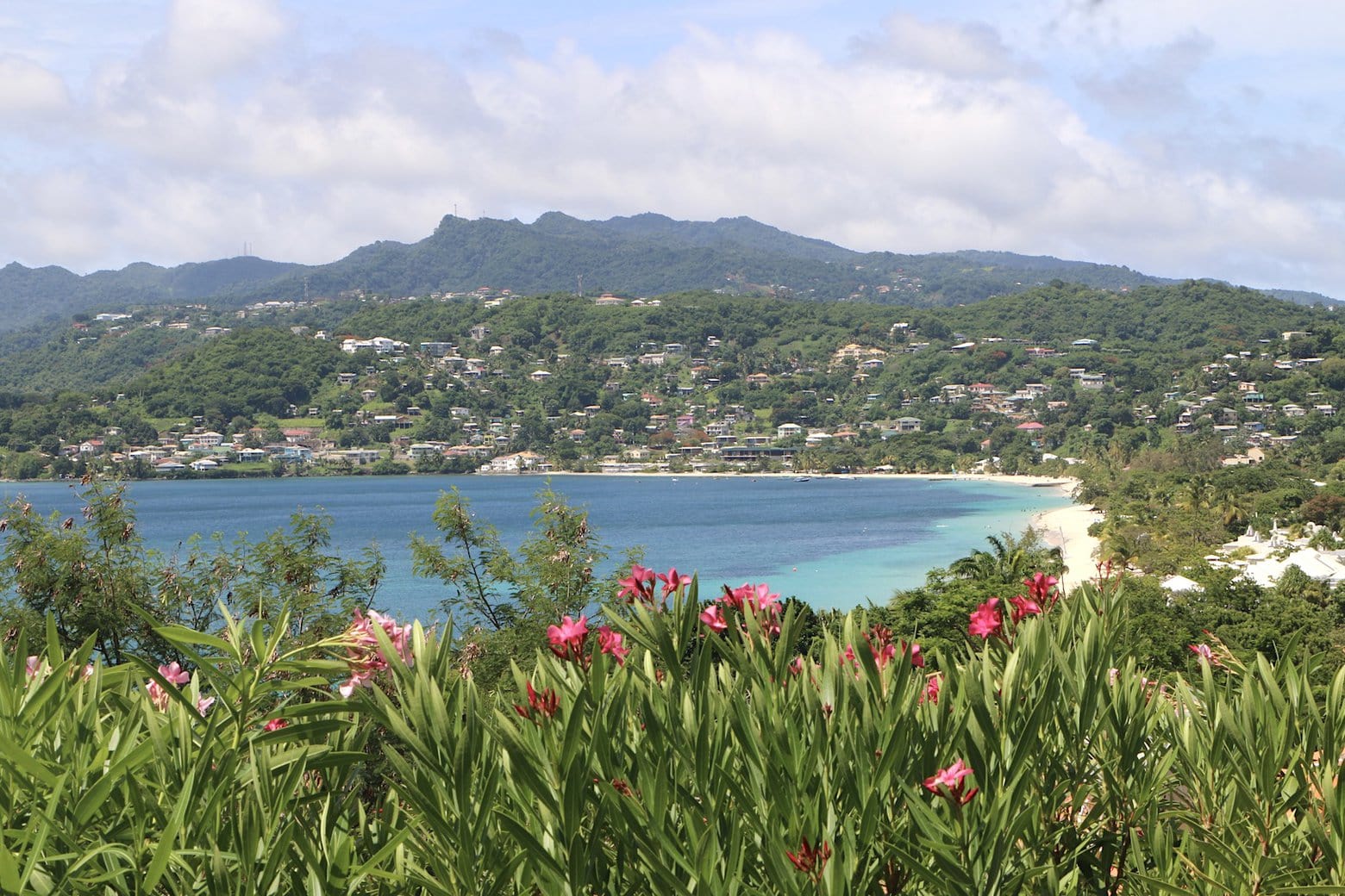 Grand Anse view Mount Cinnamon room view