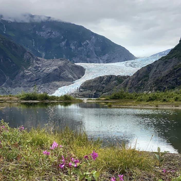 Juneau glacier Mendenhall Glacier