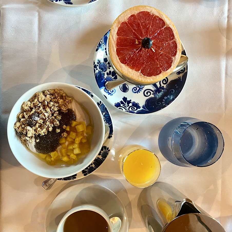 Last breakfast Breakfast at main dining room