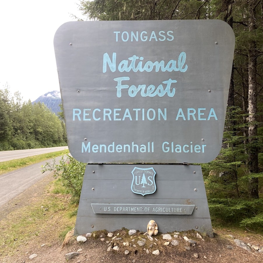 Tongas National Forest On way to Mendenhall Glacier