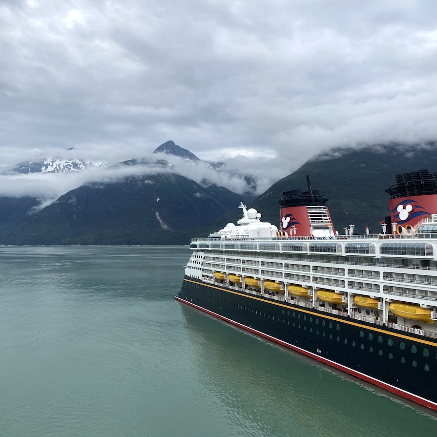 Arriving in Skagway Cloudy Skagway port