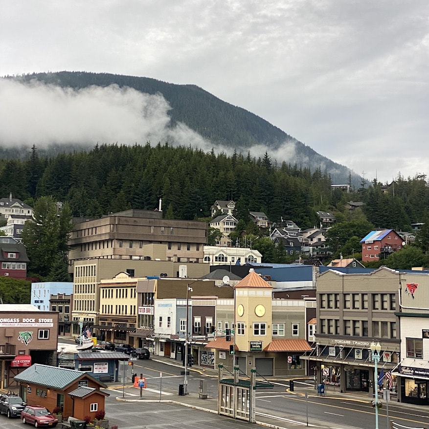 Ketchikan First glimpse of Ketchikan