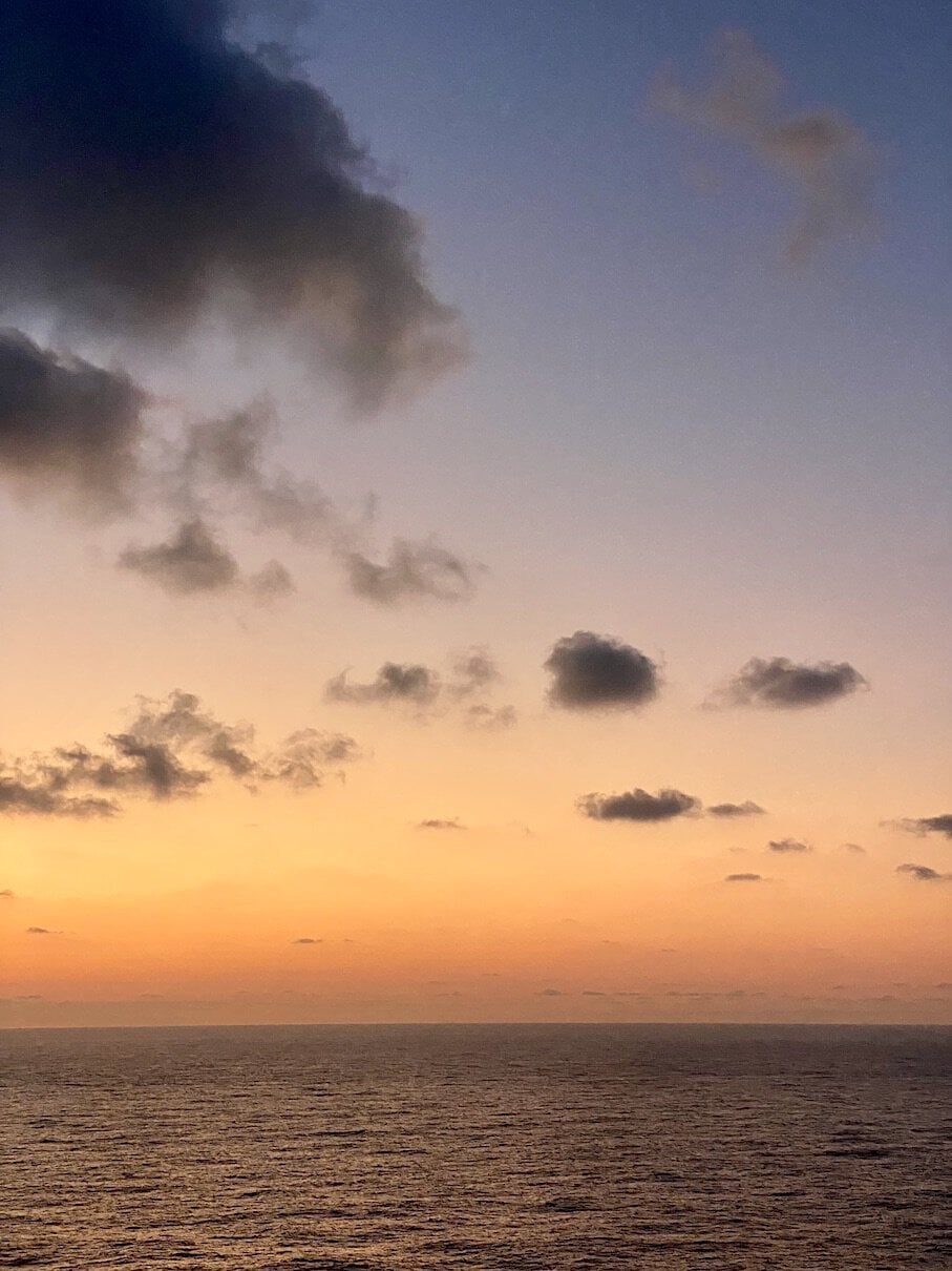 Sunset Sunset at sea