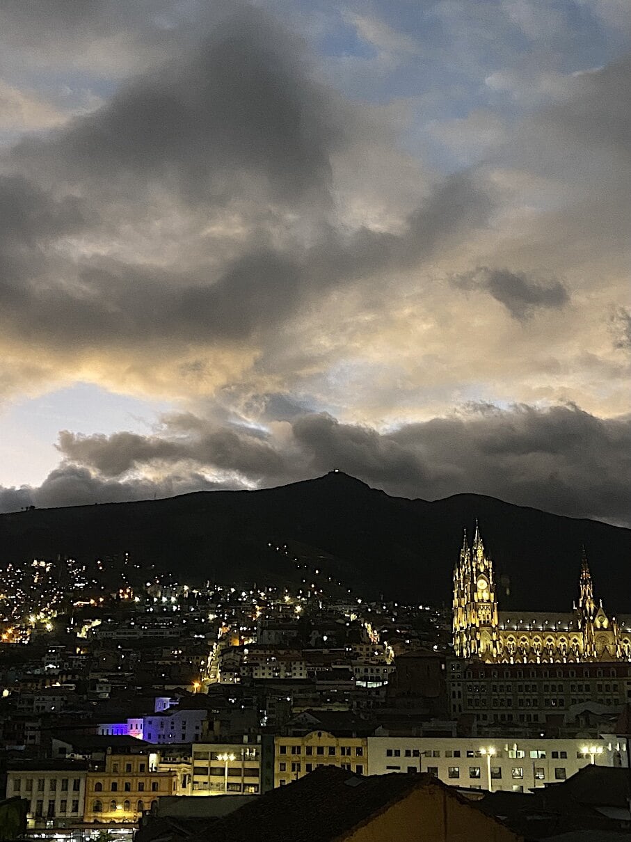 Quito by night Great view
