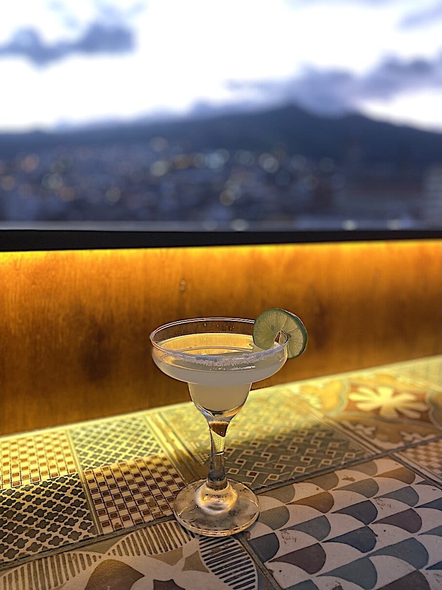 Rooftop Margarita Pre-dinner drink