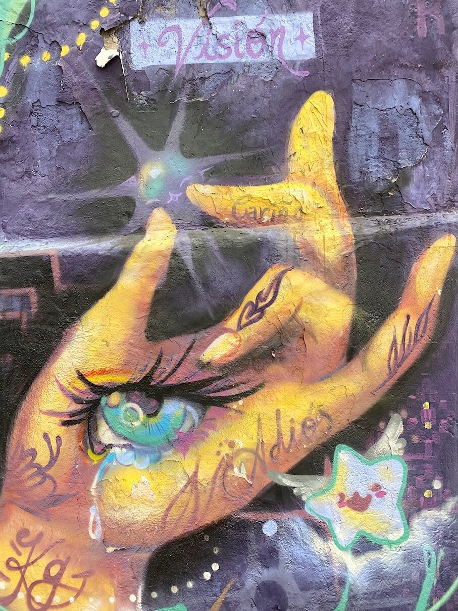 Street art La Floresta street art