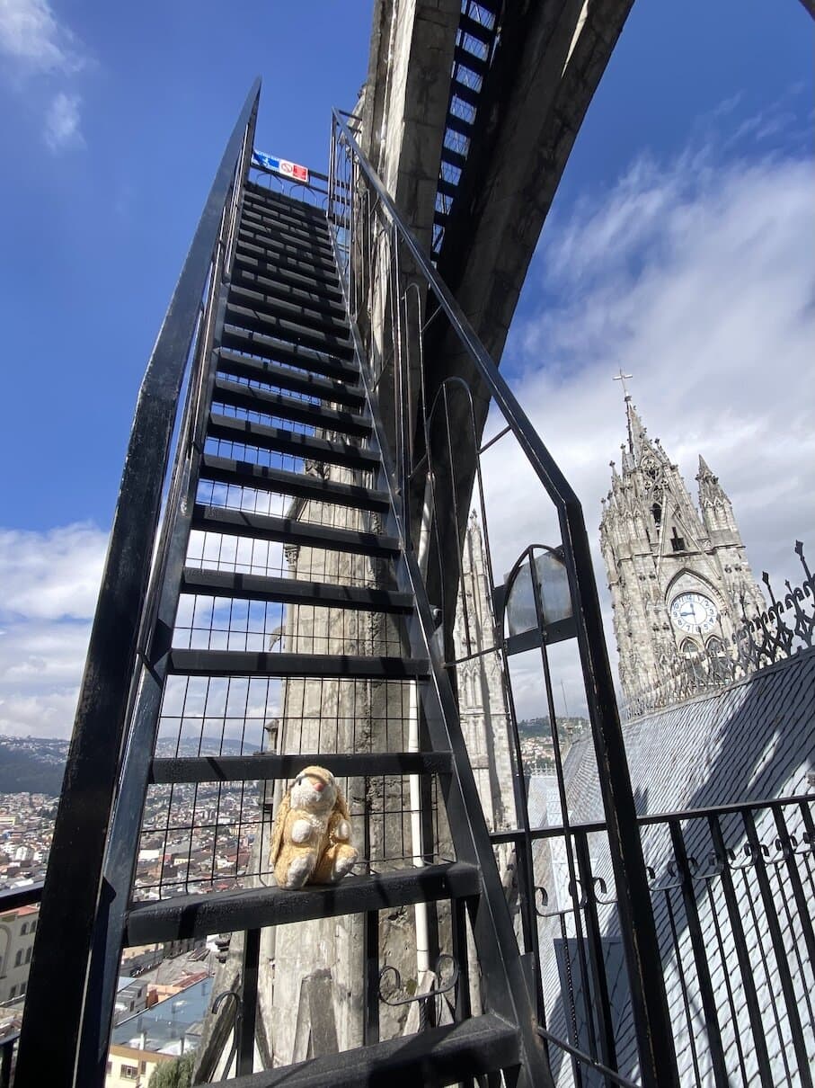 Tower climb Scary stairs!