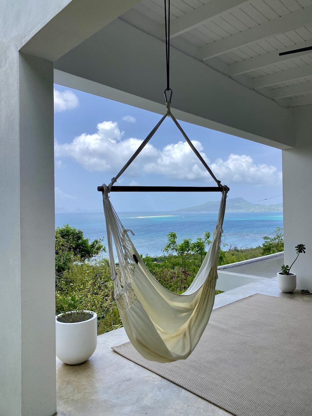 Chilling at Beach Bums Hammock with a view