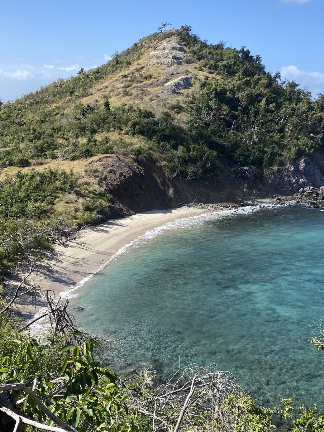 One of Bunny's beaches White Sand beach