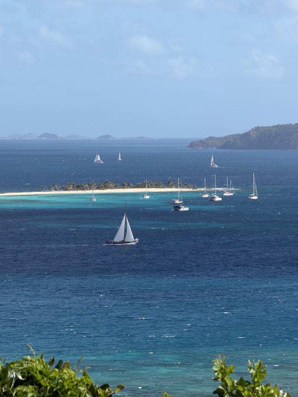 Sandy Island from afar Beautiful scenery