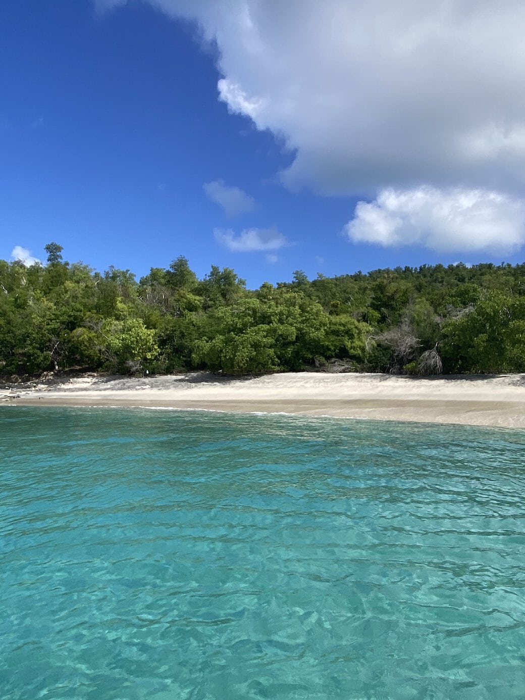 Secluded beauty Anse la Roche beach