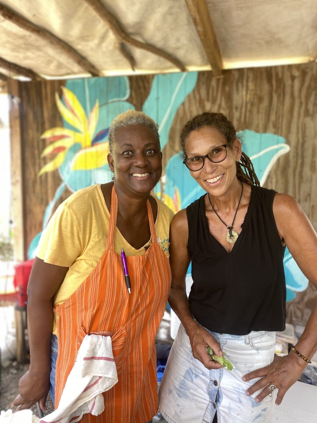 The ladies behind Fig & Bluggoe Best Doubles in Grenada