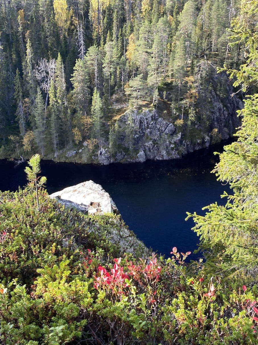 Deep blue Gorge scenery