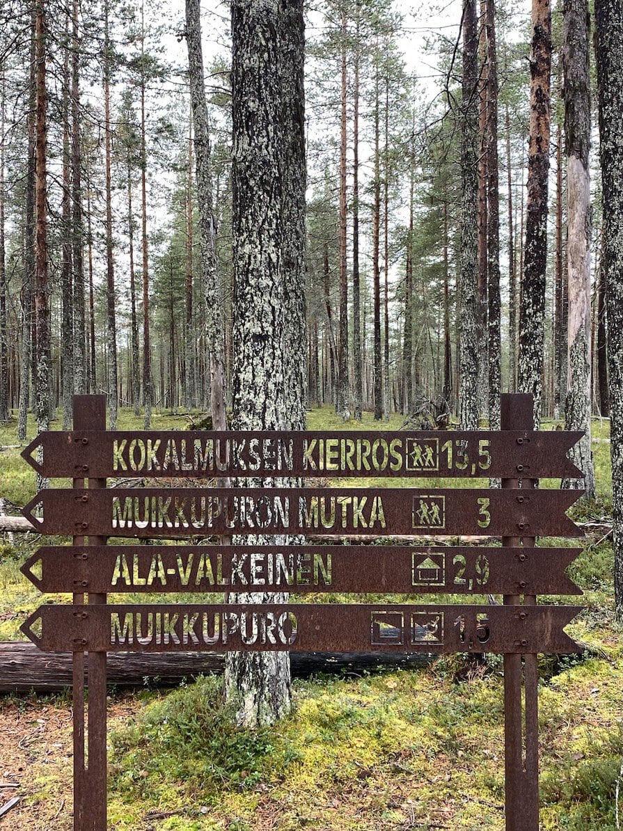Kokalmuksen kierros Bunny's hiking trail