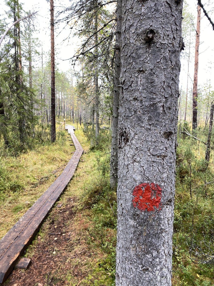 Well-marked trail Easy to follow